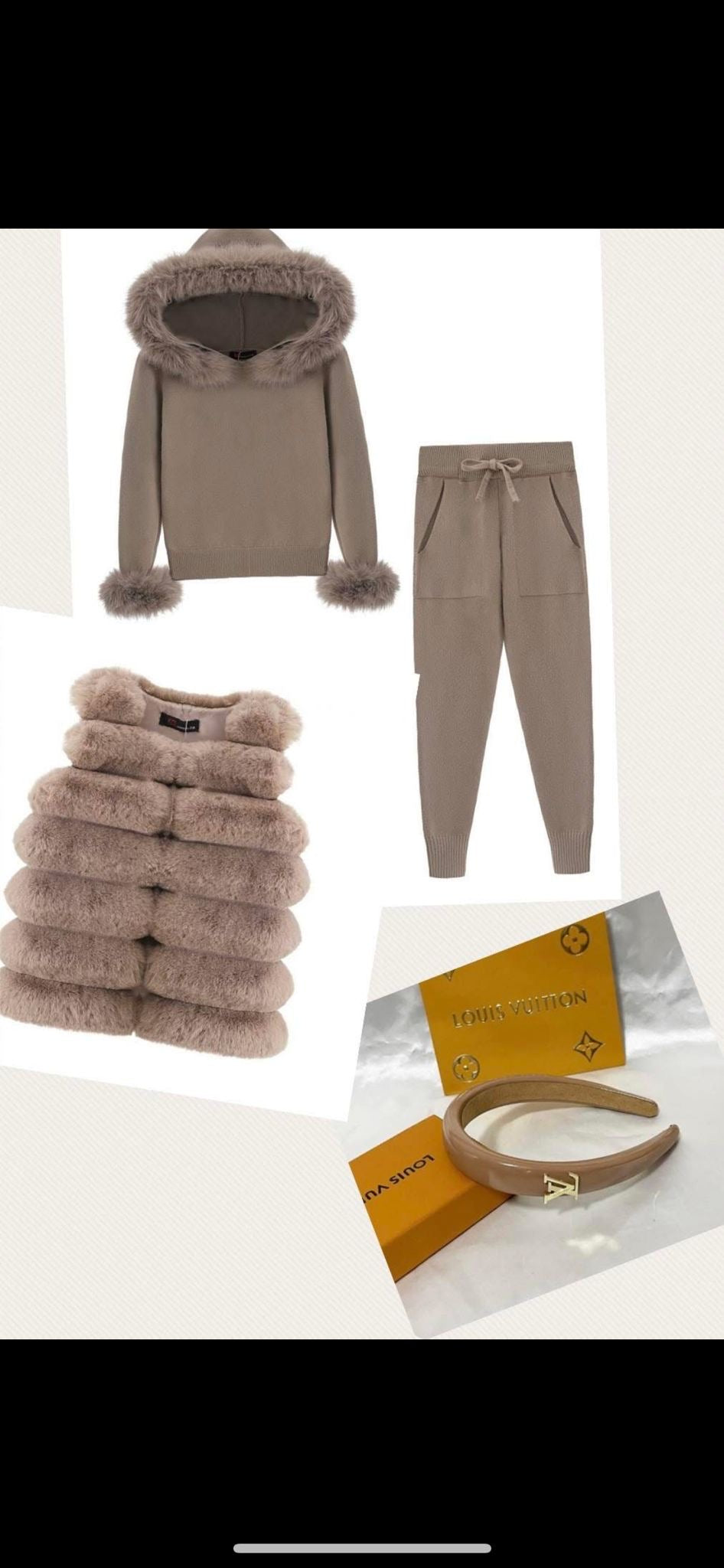 Marcella Faux Fur Loungeset