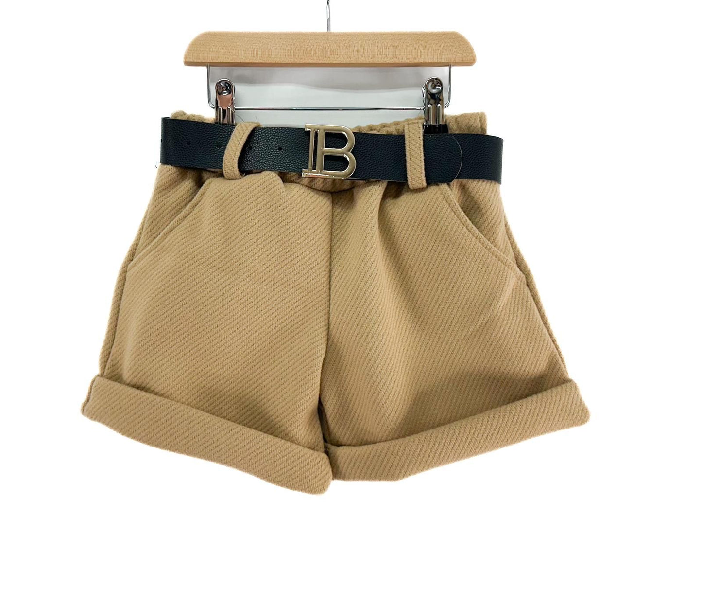 B Belted Shorts