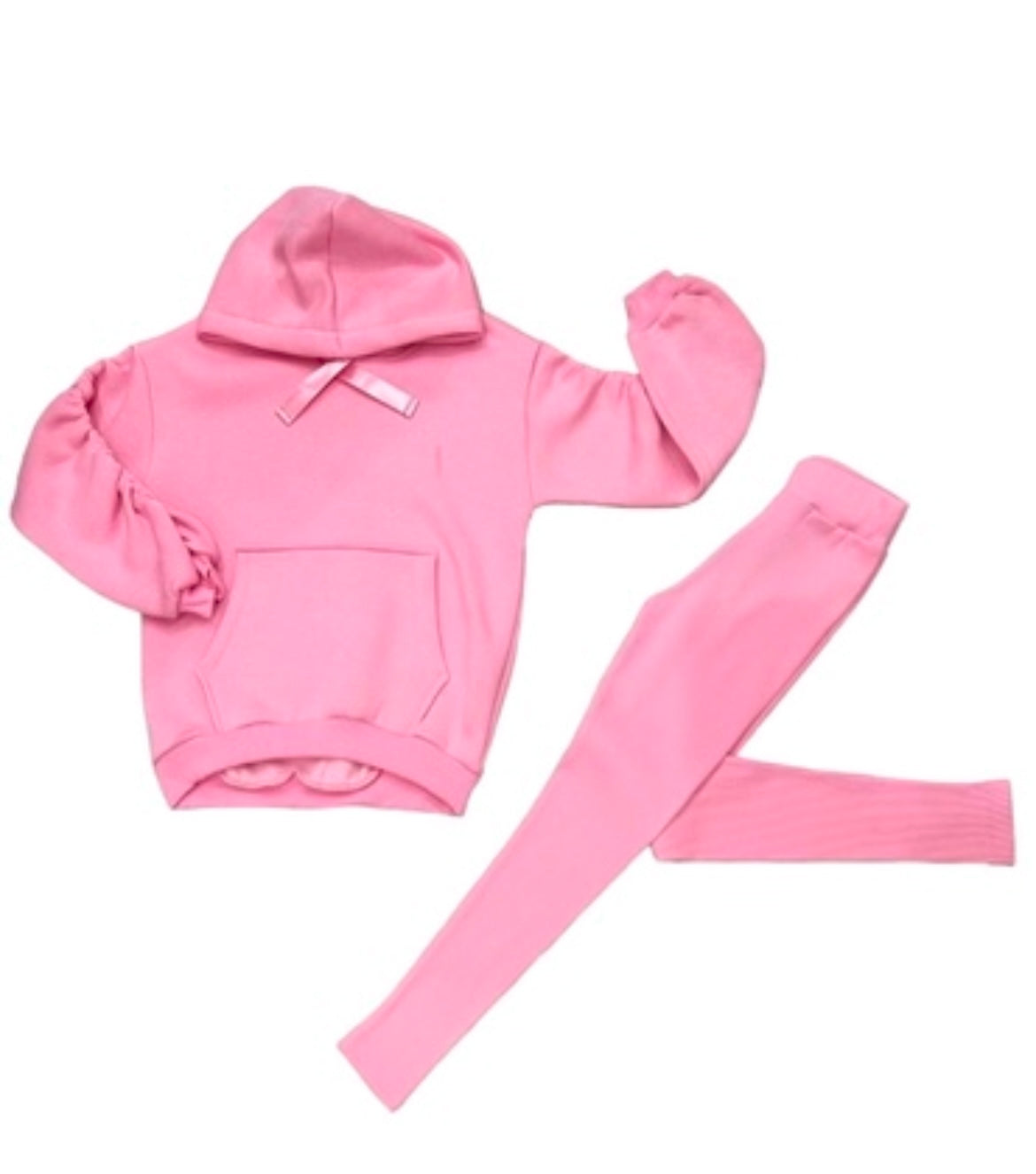 Layla Ruched Sleeve Hoodie Set