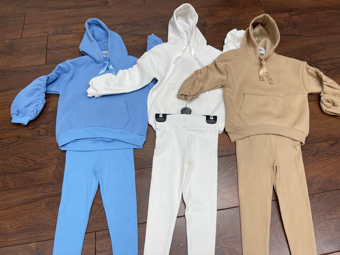 Layla Ruched Sleeve Hoodie Set