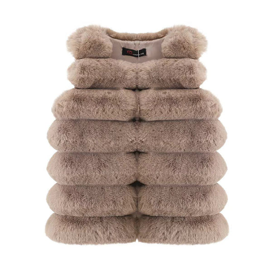 Bubble Faux Fur Gilet